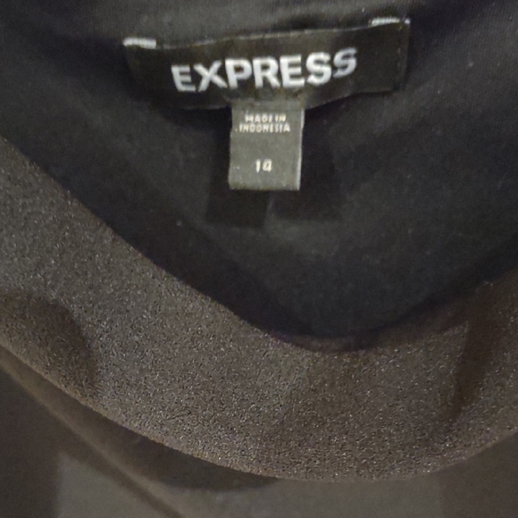 Express Classic Black Dress - Picture 2 of 2